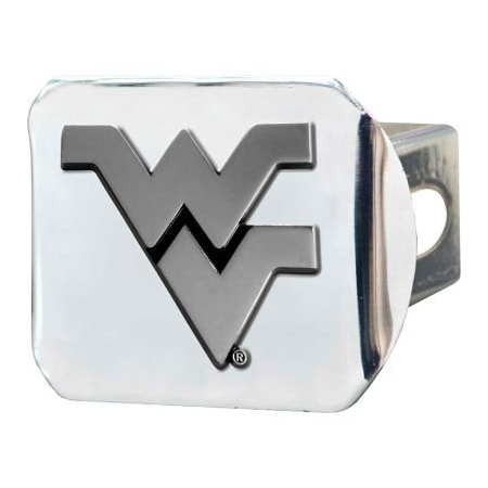 Fanmats West Virginia University - 3-D Chrome Hitch Cover 3-3/8" x 4" - 15055 15055